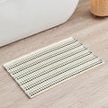 Douceur Boho Bath mat for Bathroom Floor Non Slip, Acrylic Blend Cute Bath Mats with Tassels, Quick Dry Bath Rugs Machine Washable, 24" x 36", Grey