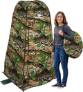 Wakeman Pop Up Changing Tent, 3.3 x 3.3 x 6.2ft, Camping Shower Tent for Portable Toilet Stall or Dressing Room with Carry Bag for Camping, Beach, or Tailgate, Polyester