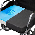 Ifoam Gel Infused Memory Foam Layer Wheelchair Cushion - Seat Cushion for Wheelchair-Office Chair, Kitchen Chair-Pressure Sore and Tailbone Pain Relief-High Dense Polyfoam Base (Black, 16×16×3 inch)