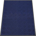 Indoor Outdoor Door Mat, 5’x 4' Doormat for Entryway, Rubber Backing Non Slip Front Door Mat Outside Entrance, Super Absorbent Commercial Floor Mat for Home Office, Blue