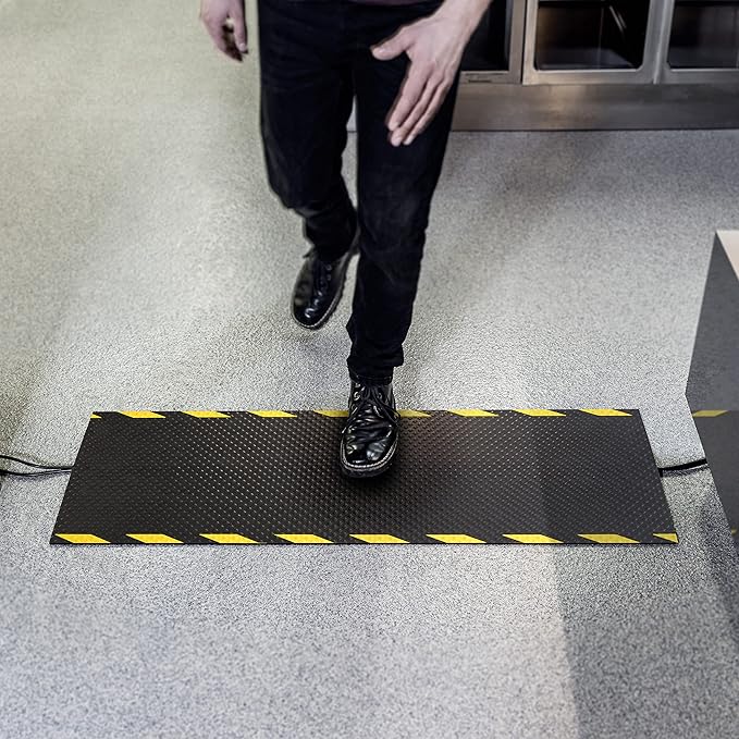 Portifera Morland Protect Rubber - 47¼in x 15⅝in - Nitrile Rubber Cord Cover Mat - Outdoor and Indoor use - Overfloor Protector for Cables Cords or Wires - Protect from Trips and Falls Repositionable