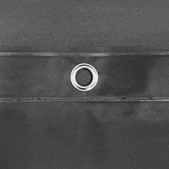 Barossa Design Gray Shower Curtain Liner - Premium PEVA Shower Liner for Bathroom, BPA & PVC Free, No Chemical Smell, Lightweight Standard Size Bath Curtain with 3 Magnets, Metal Grommets - Dark Gray