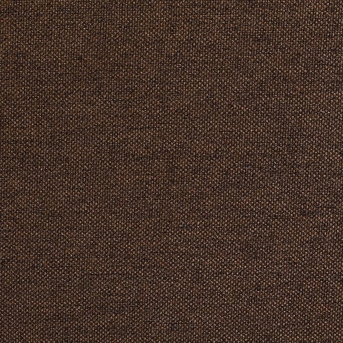 AAAAAcessories D-Shaped Chair Cushions, 2" Thick Dining Chair Pads with Ties and Removable, Machine-Washable Cover, 17" x 16", Set of 2, Brown