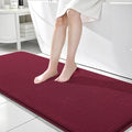OLANLY Thick Memory Foam Bathroom Runner Rugs 70x24, Extra Soft Absorbent Long Bath Rug, Quick Dry, Non-Slip, Machine Washable Bath Mats for Bathroom, Tub and Shower, Home Decor Accessories, Burgundy