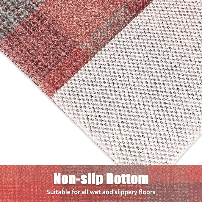 Shower Mat Bathtub Mat Non-Slip: 32x32 Inch Soft Comfort Bath Mat with Drainage Holes, PVC Loofah Massage Bathmat for Shower, Tub, Bathroom, Wet Areas, Quick Drying