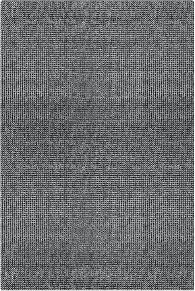 KOZYFLY Washable 4x6 Entry Woven Area Rug, Braided Throw Rugs for Entryway, Non Slip Door Mat Indoor Entrance, Front Porch Carpet for Foyer, Kitchen, Bedroom, Living Room, Grey/Dark Grey