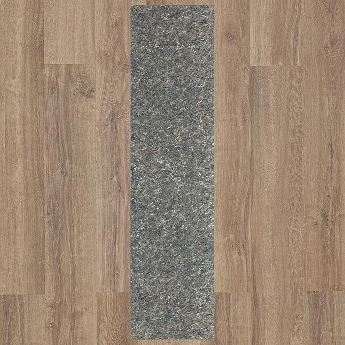 Mohawk Home Non Slip Rug Pad 2' 6" x 9' 6" - 1/2" Thick Felt + Latex Rubber Gripper - Dual Surface Cushion for Hardwood, Carpet, Tile Floors, Made in USA