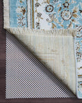 Veken 8x10 Ft Rug Pad Gripper for Hardwood Floors, Non Slip Grey Blue Rug Pads for Area Rugs, Thick Rug Grippers for Tile Floors, Under Carpet Anti Skid Mat, Keep Your Rugs Safe and in Place