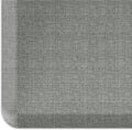 NewLife by GelPro Decorative Foam Floor Mat, 20" x 32", Tweed Grey Goose