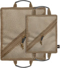 PETAC GEAR Tactical Storage Mesh Pouch Set,Insert Modular Utility Admin Pockets,Travel Organizer EDC Bag