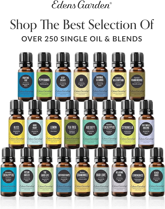 Edens Garden Best Sleep Ever Essential Oil Blend- 100% Pure Premium Grade, Undiluted, Natural, Therapeutic, Aromatherapy, The Best for Diffusing, Skin, Candle, Humidifiers 10 ml (.33 fl oz)
