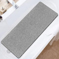 Bathtub Mat Shower Mat Non-Slip - 16x39 Inch Soft Comfort Bath Mat with Drainage Holes, PVC Loofah Massage Bathmat for Shower, Tub, Bathroom, Wet Areas, Quick Drying