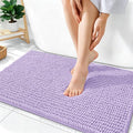OLANLY Thick Bathroom Rugs 36x24, Extra Soft Absorbent Chenille Bath Rugs, Rubber Backing, Machine Wash Dry, Bath Mats for Bathroom Floor, Tub and Shower, Home Decor Accessories, Lavender