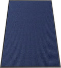 Front Door Mat, 8' x 4' Commercial Floor Mat, Heavy Duty Welcome Mat, Rubber Backing Non Slip Doormat for Entryway, Blue