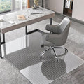Office Chair Mat for Carpets, Clear Computer Desk Chair Mat for Low Carpeted Floors, Thick and Sturdy Carpet Protector, Easy Glide and Flat Without Curling (30" x 48" Rectangle)