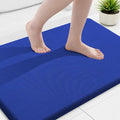 Smiry Memory Foam Bath Mat 36x24, Extra Soft and Absorbent Bathroom Mats, Non Slip Washable Carpet for Floor, Shower and Tub, Royal Blue