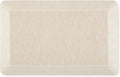 MARTHA STEWART Mira Modern Heathered Anti-Fatigue Air-Infused Kitchen Mat, Beige, 19.6"x32"