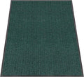 Indoor Outdoor Door Mat, 5’x 4' Doormat for Entryway, Rubber Backing Non Slip Front Door Mat Outside Entrance, Super Absorbent Commercial Floor Mat for Home Office, Green