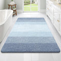 OLANLY Large Bathroom Rugs Mat 70x46, Extra Soft Absorbent Microfiber Bath Rugs, Rubber Backing, Quick Dry, Machine Washable Bath Mats for Bathroom Floor, Tub and Shower, Home Decor Accessories, Blue