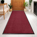 MaxMat® Extra Large Commercial Door Mat, Rubber Border Heavy Duty Door Mat, Waterproof, Low-Profile, Easy to Clean, Rubber Entry Mat. (Red, 4 x 8 Feet)