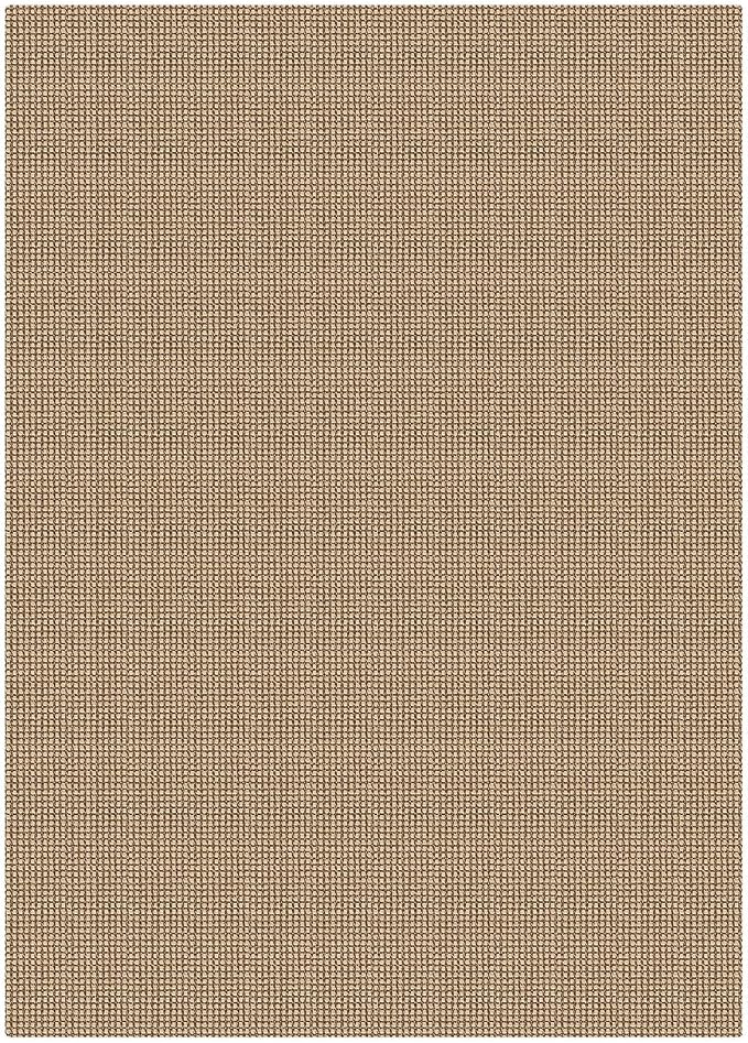 KOZYFLY Washable Area Rug 5x7 ft Rubber Backed Non Slip Rugs for Living Room Braided Cotton Bedroom Rug Woven Office Rugs Indoor Floor Carpets for Dining Bedroom Living Room, Orange Beige/Tan/Brown