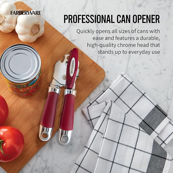 Farberware Pro 2 Can Opener, Red, One Size