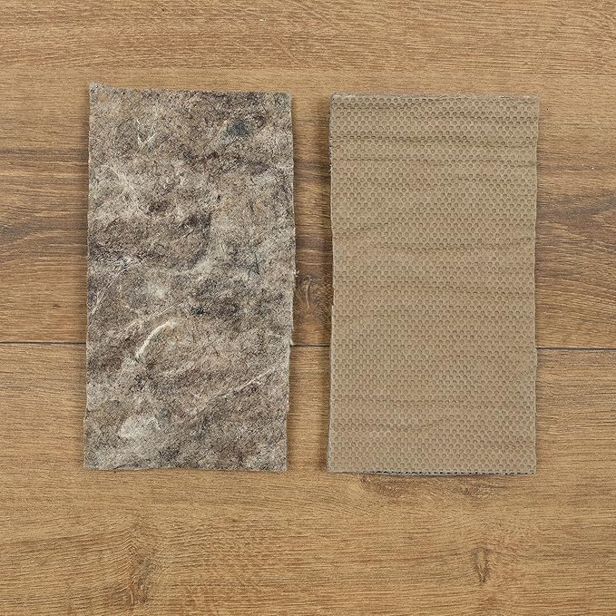 Mohawk Home Non Slip Rug Pad 8' 2" x 11' 8"- 1/4" Thick Felt + Latex Rubber Gripper - Dual Surface Cushion for Hardwood, Carpet, Tile Floors, Made in USA