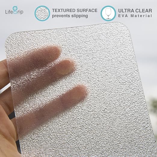 LifeGrip Anti Slip Transparent Anti Slip Tape, 1 inch by 30 feet, Non-Slip Traction Grip Tape to Tubs, Boats, Stairs, Clear, Soft, Comfortable for Bare feet (1" X 30')