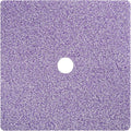 Enkosi Loofah Shower Mat with Drain Hole – Cushioned Anti-Slip Square Bath Mat for Showers, and Bathroom Floors – Textured PVC, Non Slip Safety Pad for Walk-in Stalls and Wet Areas (27x27 Purple)
