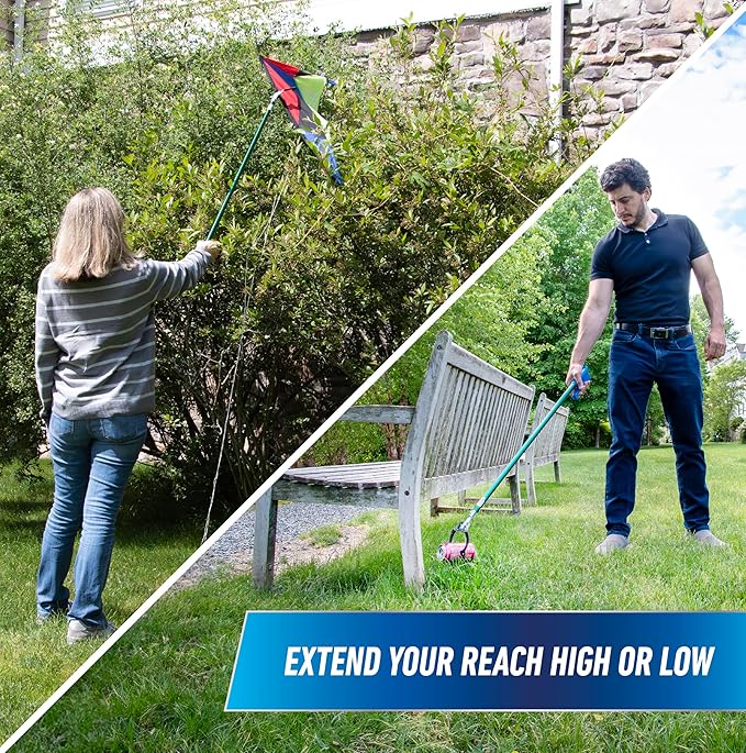 Unger Professional 36” Nifty Nabber, 2 Count, Reacher Grabber Tool, Trash Picker Upper, Built-in Magnet and Ergonomic Grip, Outdoor Claw Pickup, Reaching Assist for Seniors, Safely Perform Tasks