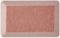 MARTHA STEWART Mira Modern Heathered Solid Anti-Fatigue Air-Infused Kitchen Mat, Spice Red, 19.6"x32"